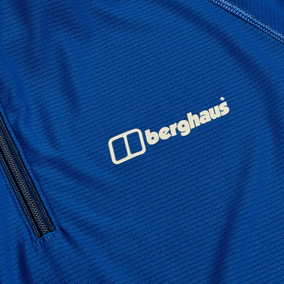 Women's 247 Half Zip Long Sleeve Tech Tee - Blue