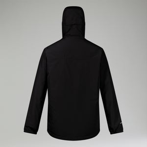 Isolierte Deluge Pro 3.0 Herren-Regenjacke - Schwarz