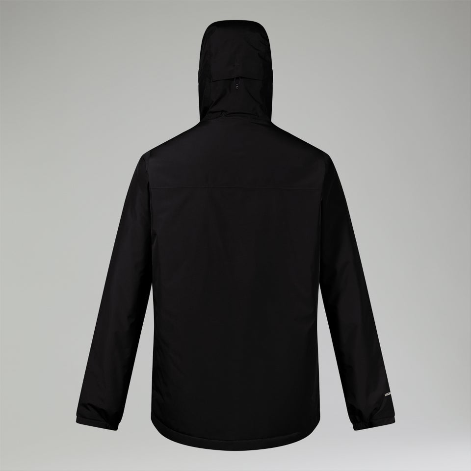 Isolierte Deluge Pro 3.0 Herren-Regenjacke - Schwarz