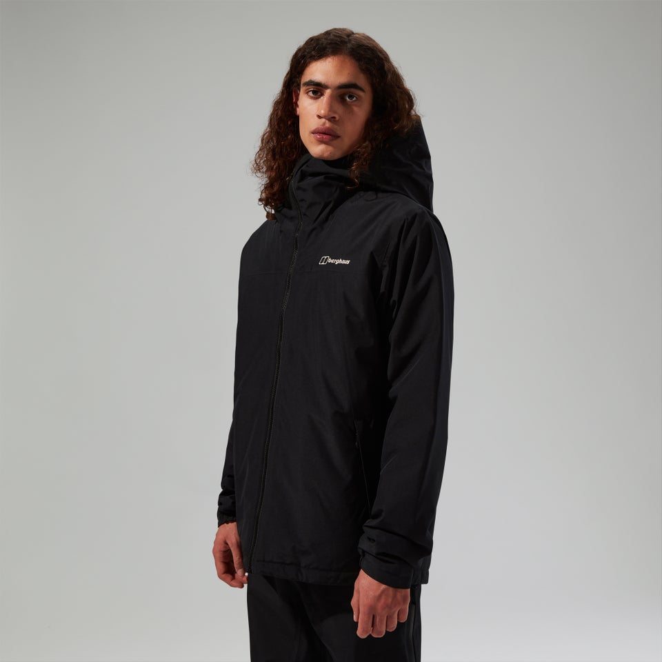 Isolierte Deluge Pro 3.0 Herren-Regenjacke - Schwarz