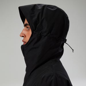 Isolierte Deluge Pro 3.0 Herren-Regenjacke - Schwarz