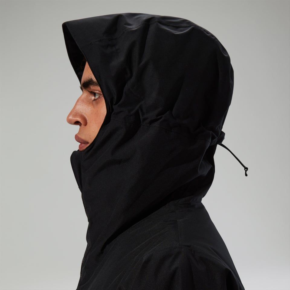 Isolierte Deluge Pro 3.0 Herren-Regenjacke - Schwarz