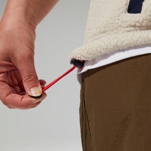 Unisex Rhynie Aztec Fleece Gilet - Grey/Blue