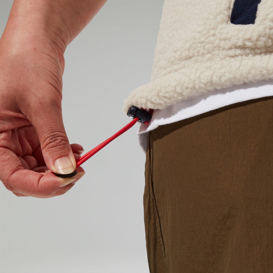 Unisex Rhynie Aztec Fleece Gilet - Grey/Blue