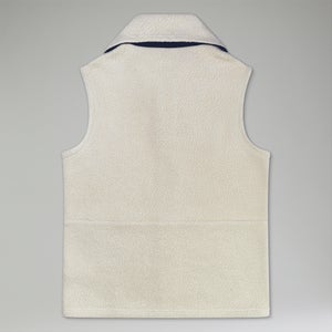 Unisex Rhynie Aztec Fleece Gilet - Grey/Blue