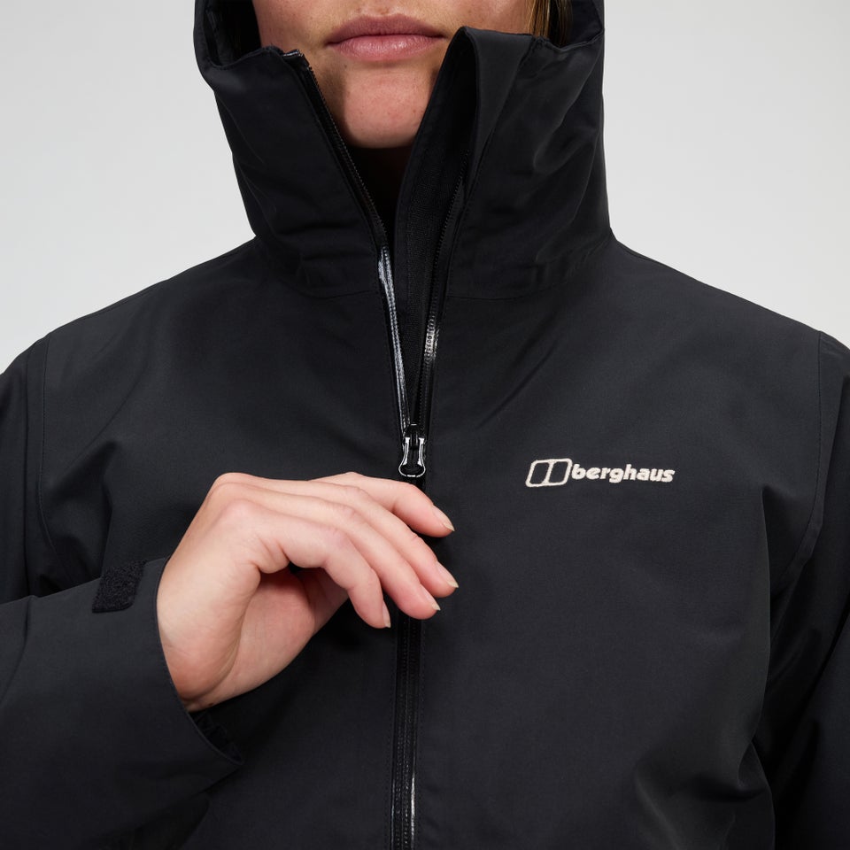 Wasserdichte Bramblfell Gemini Gore-Tex Damen 3in1-Jacke Jet Black