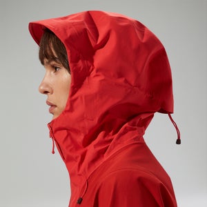 Wasserdichte Ridge-Seeker Damen-Gore-Tex Jacke - Rot
