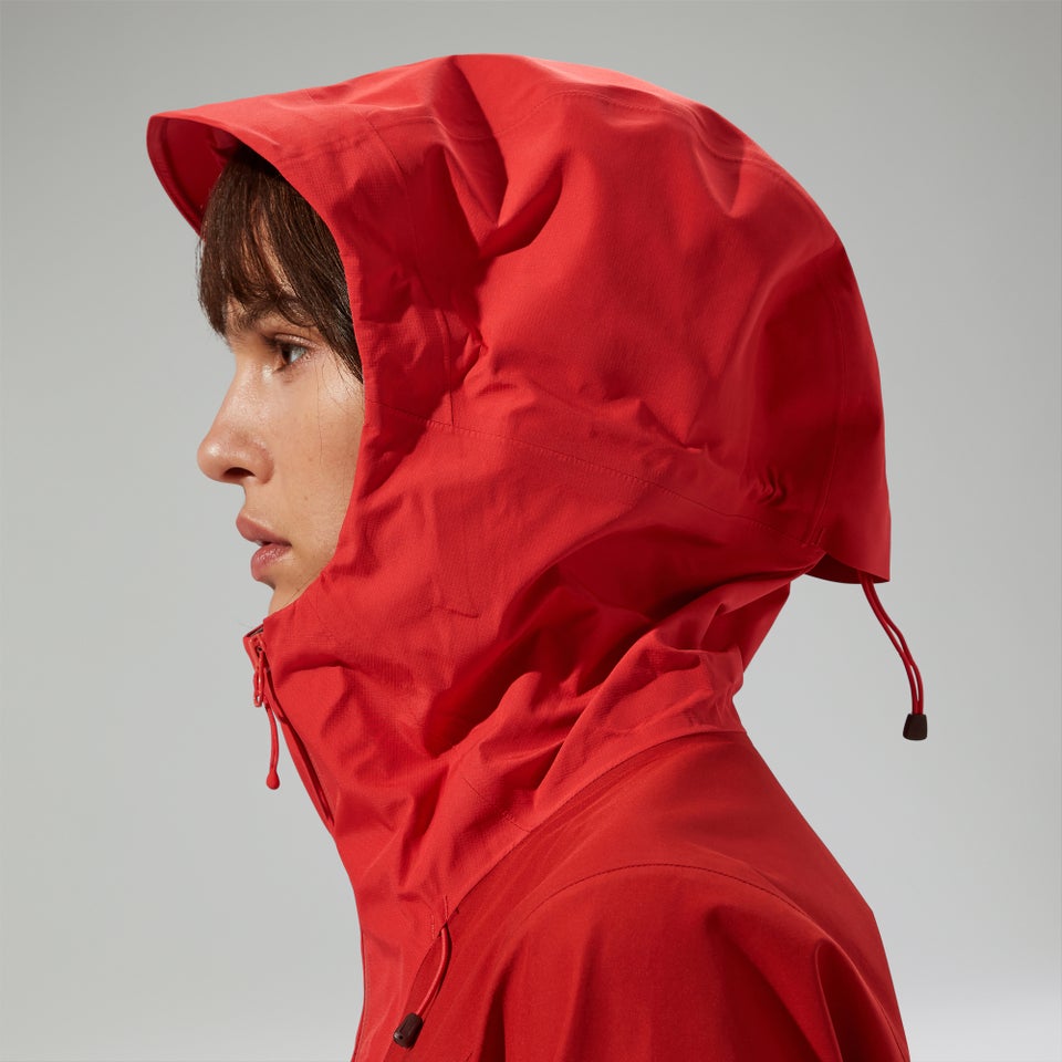 Wasserdichte Ridge-Seeker Damen-Gore-Tex Jacke - Rot