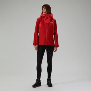 Wasserdichte Ridge-Seeker Damen-Gore-Tex Jacke - Rot