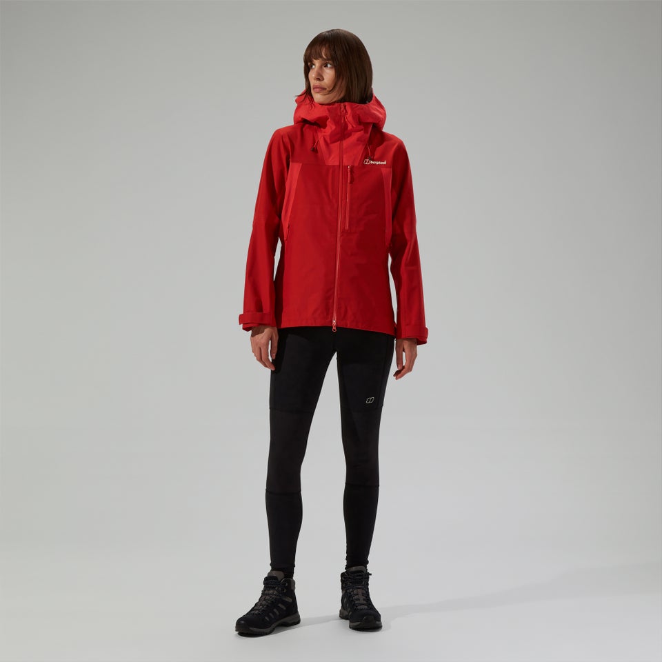 Wasserdichte Ridge-Seeker Damen-Gore-Tex Jacke - Rot