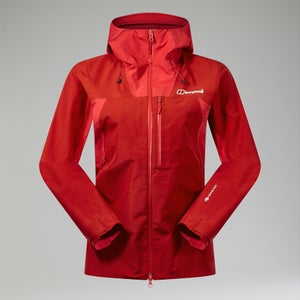 Wasserdichte Ridge-Seeker Damen-Gore-Tex Jacke - Rot