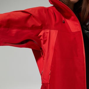 Wasserdichte Ridge-Seeker Damen-Gore-Tex Jacke - Rot