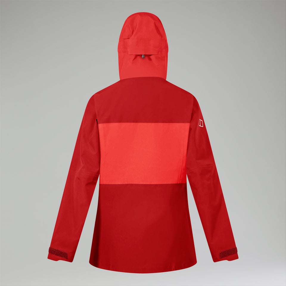 Wasserdichte Ridge-Seeker Damen-Gore-Tex Jacke - Rot