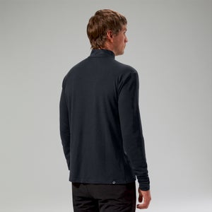 Halb-Zip Ivyhill Herren-Top - Schwarz