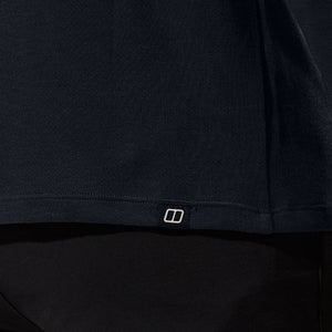 Halb-Zip Ivyhill Herren-Top - Schwarz