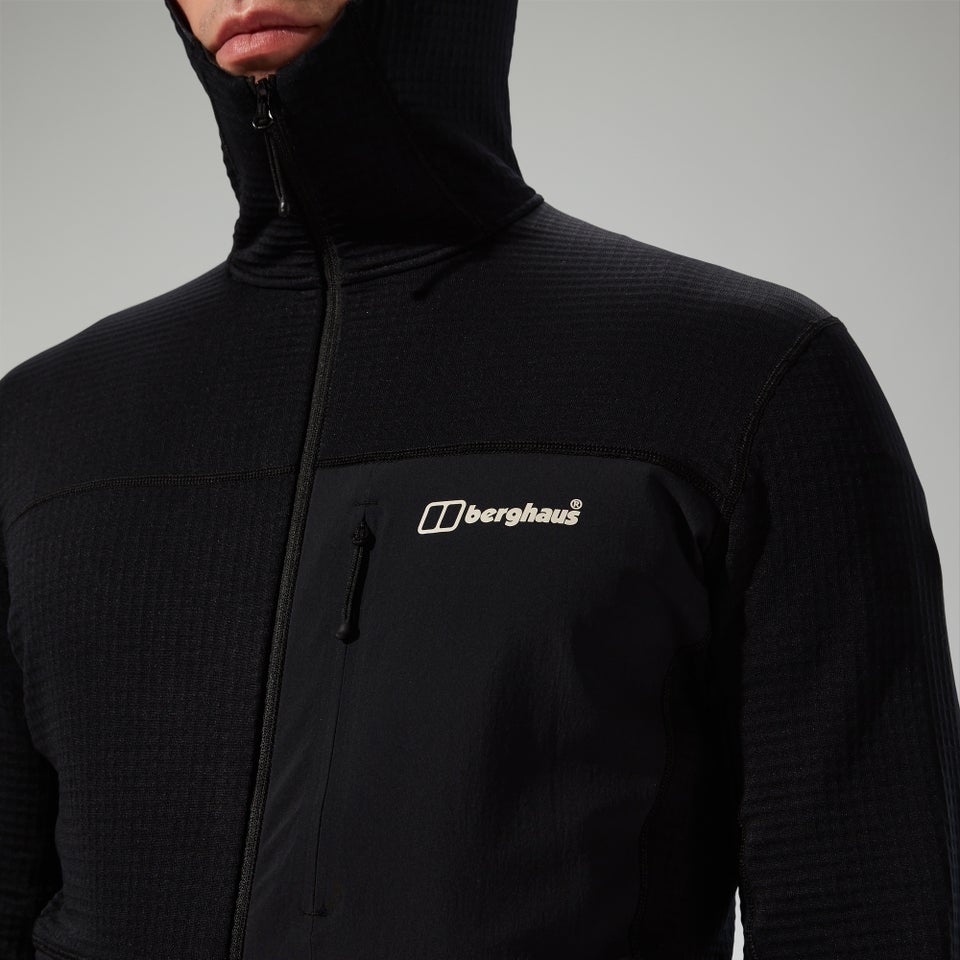 Ridge-Hiker Kapuzenjacke für Herren - Schwarz