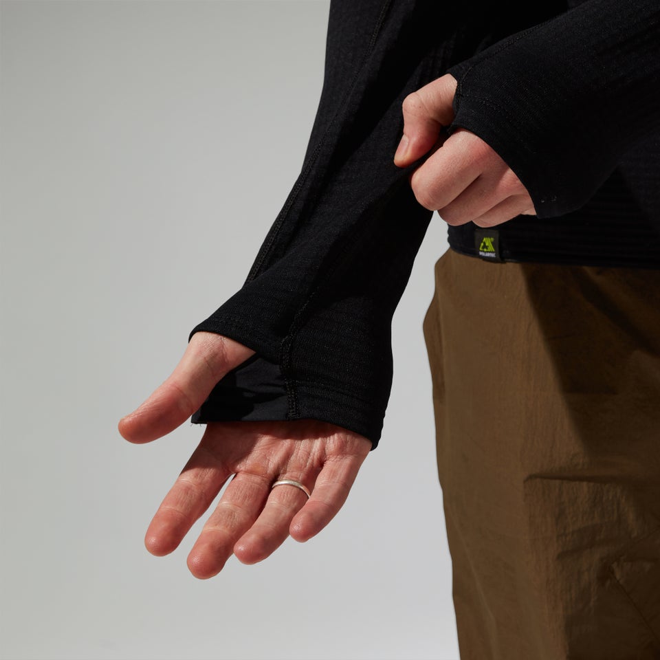 Ridge-Hiker Kapuzenjacke für Herren - Schwarz