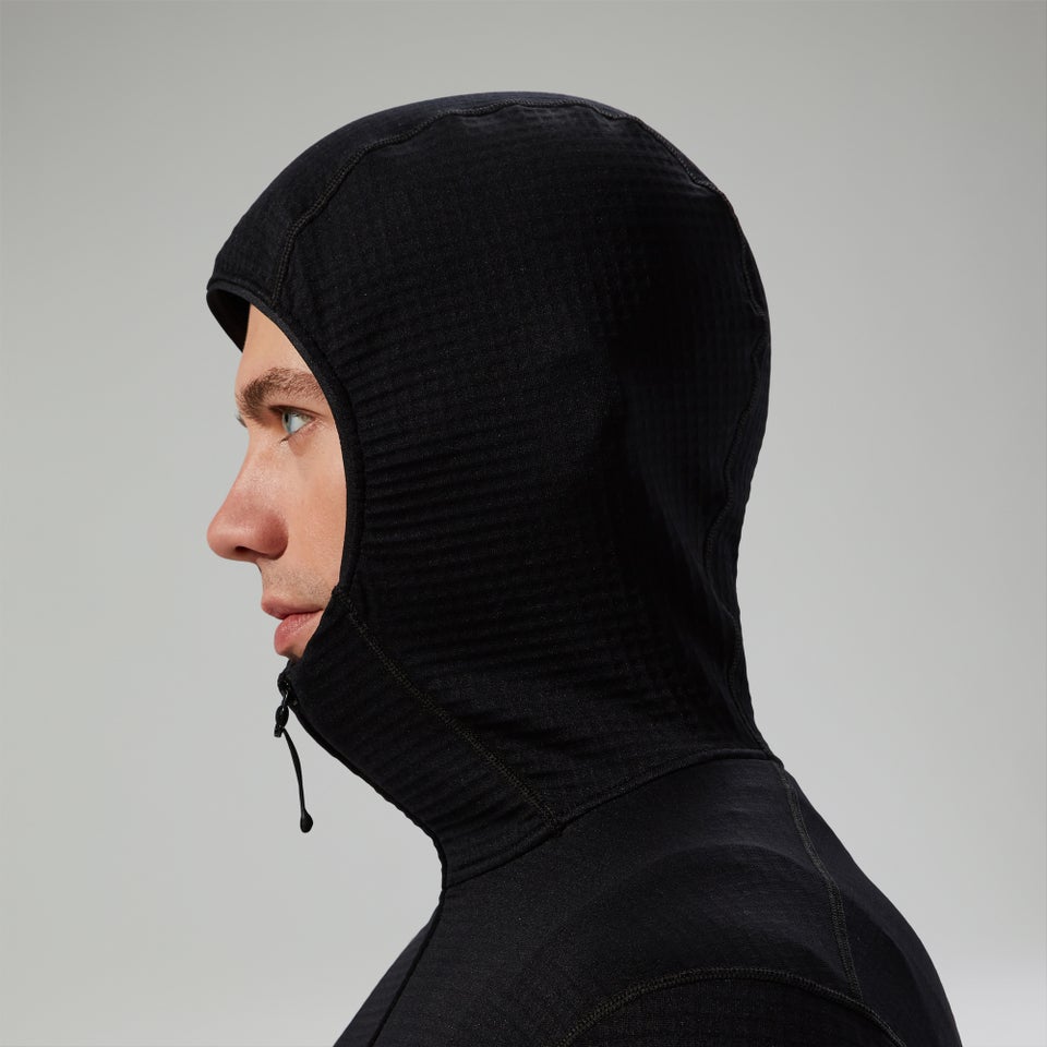 Ridge-Hiker Kapuzenjacke für Herren - Schwarz