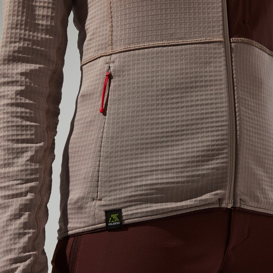 Women's Ridge-Hiker Hooded Jacket - Grey/Brown