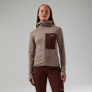 Women's Ridge-Hiker Hooded Jacket - Grey/Brown - 20