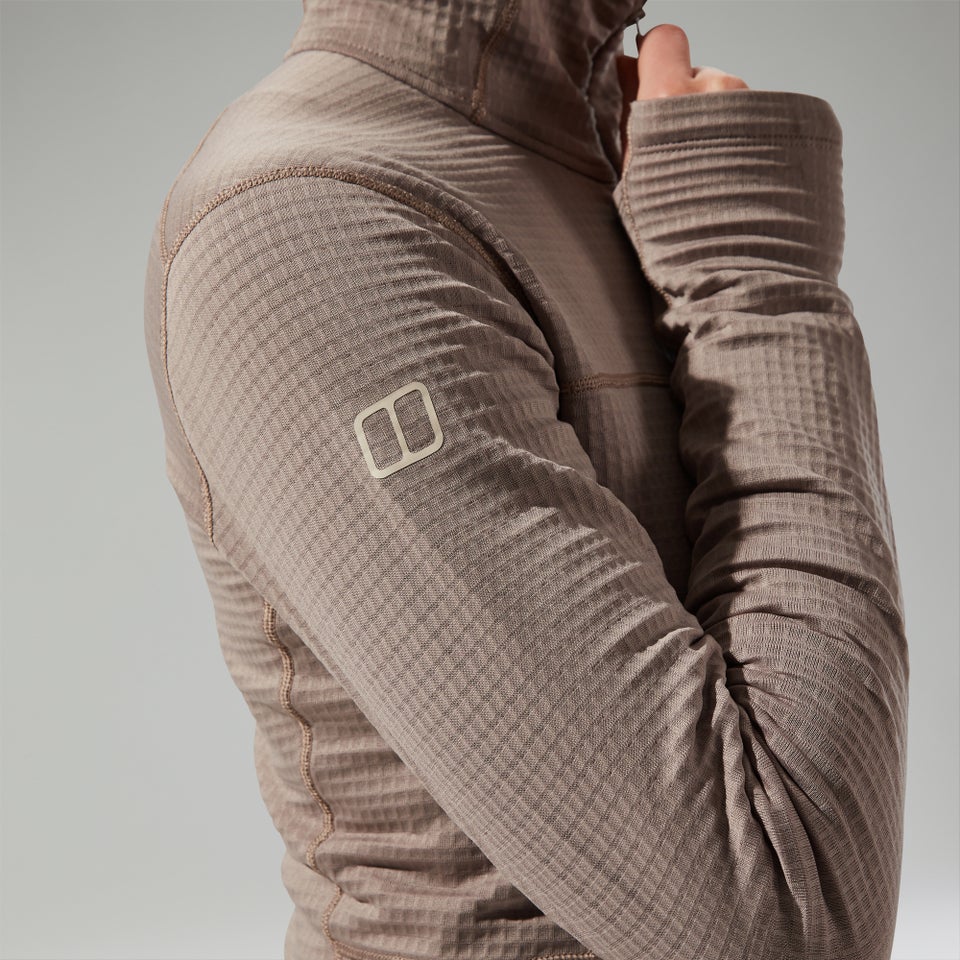 Women's Ridge-Hiker Hooded Jacket - Grey/Brown