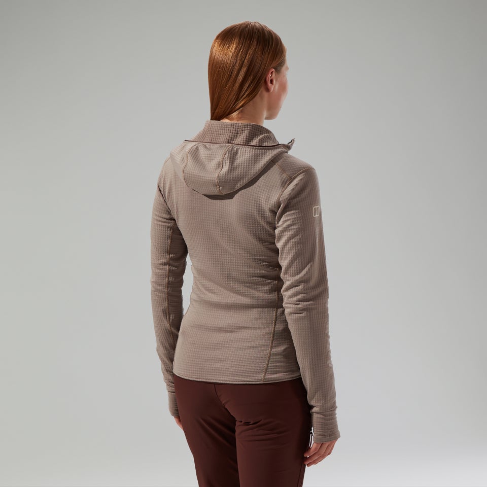 Women's Ridge-Hiker Hooded Jacket - Grey/Brown