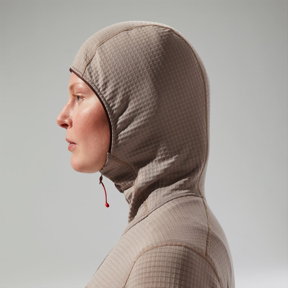 Women's Ridge-Hiker Hooded Jacket - Grey/Brown