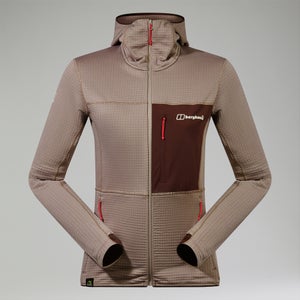 Women's Ridge-Hiker Hooded Jacket - Grey/Brown