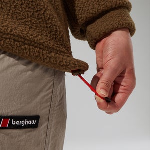 Unisex Rhynie Aztec Half Zip Fleece - Brown/Black