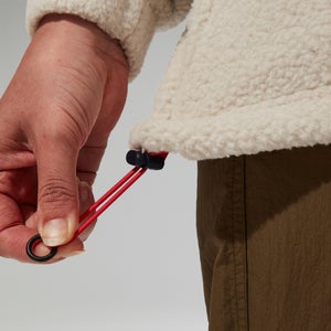 Halb-Zip-Fleece Rhynie Aztec Unisex-Jacke - Grau/Blau