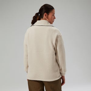 Halb-Zip-Fleece Rhynie Aztec Unisex-Jacke - Grau/Blau