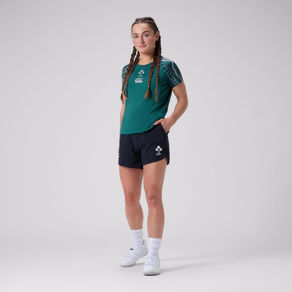 Womens Ireland Vapodri Woven Gym Shorts Black