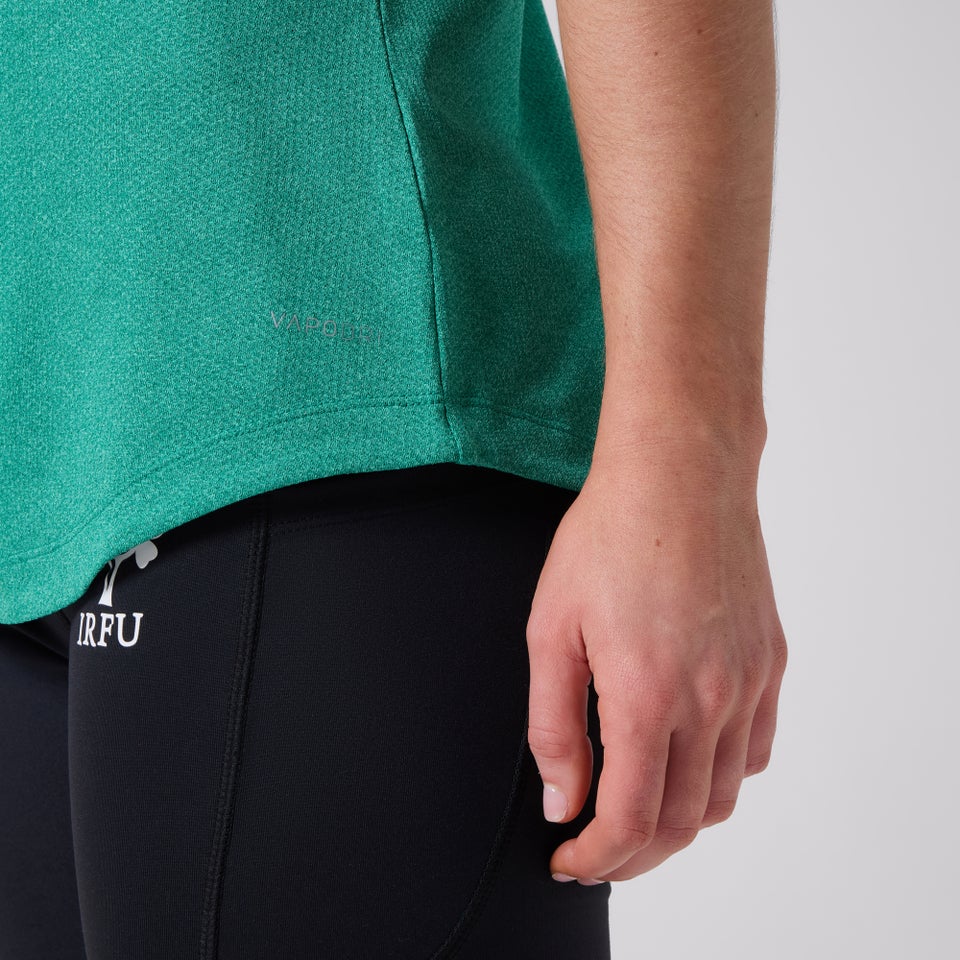 Womens Ireland Vapodri Elite Training Tee Green