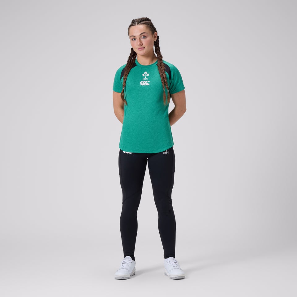 Womens Ireland Vapodri Elite Training Tee Green