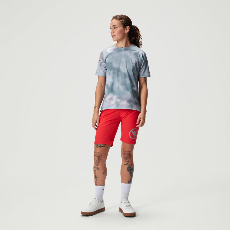Women's Ltd Pixel Cloud S/S Tee - Dreich Grey