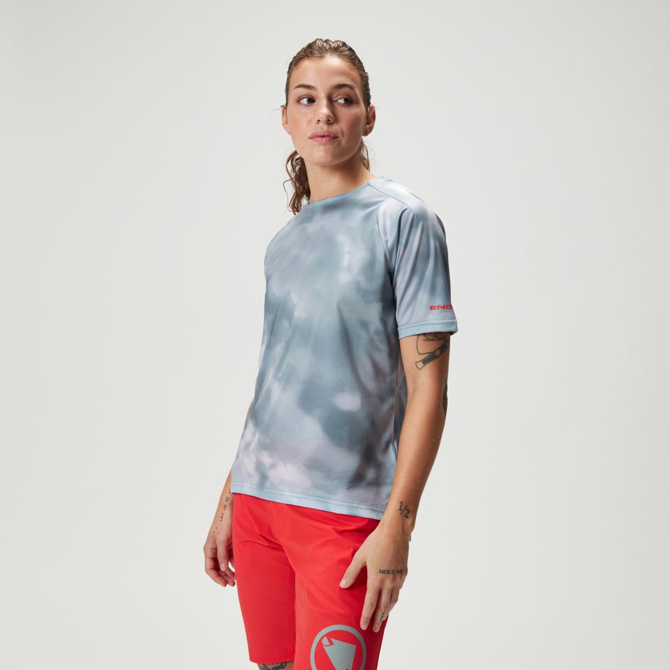 Women's Ltd Pixel Cloud S/S Tee - Dreich Grey