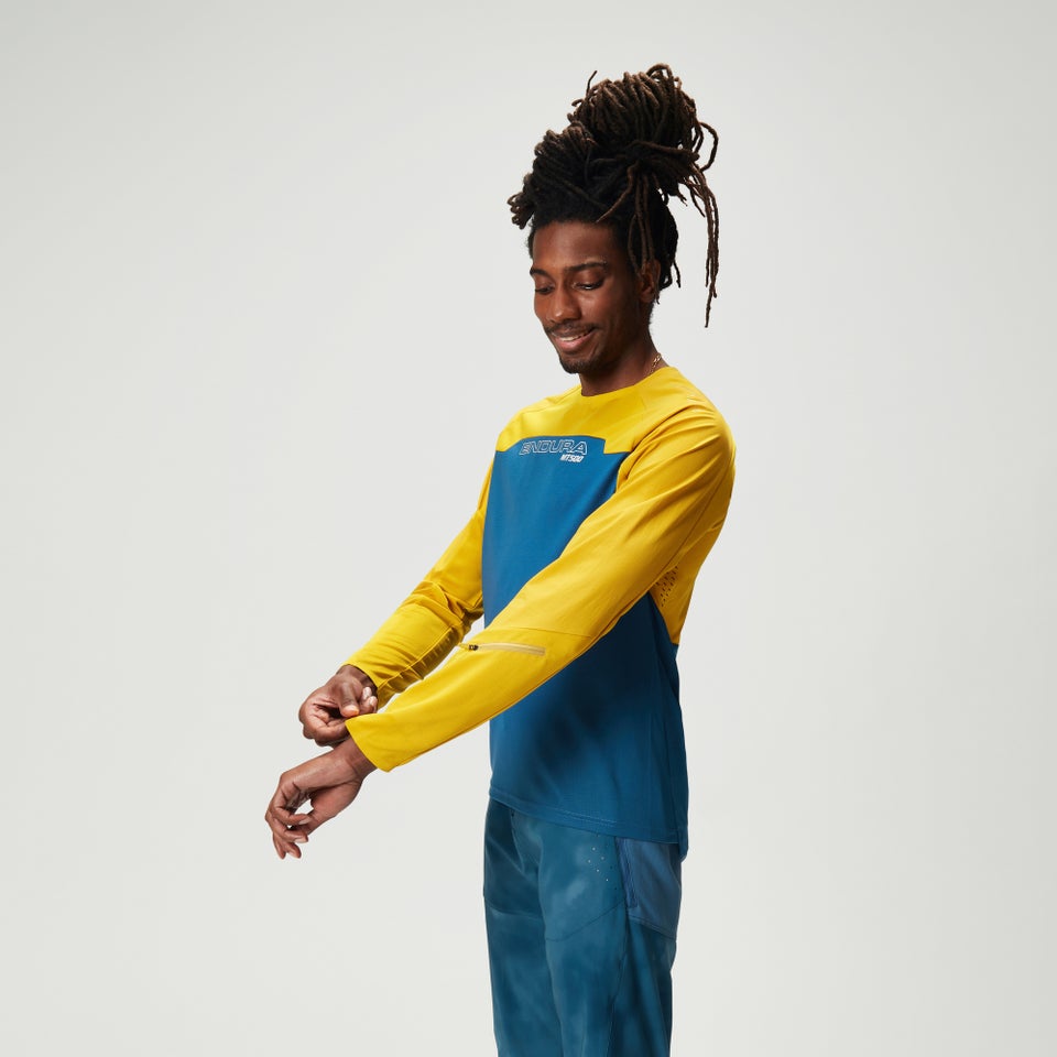 Men's MT500 Burner L/S Jersey - Blue Steel