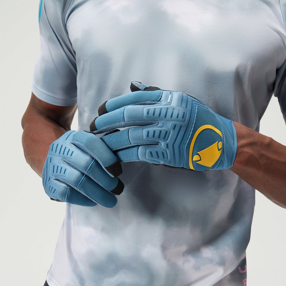 SingleTrack Gloves II - Blue Steel