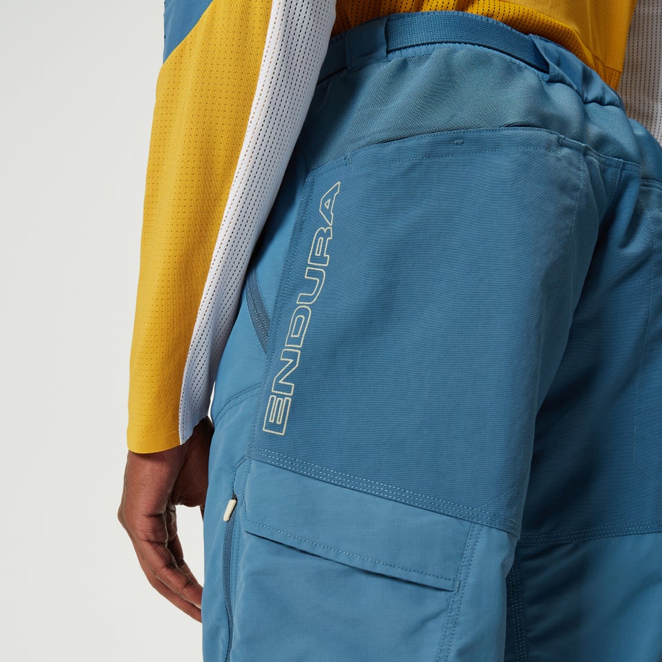 Men's Hummvee Shorts (With Liner) - Blue Steel