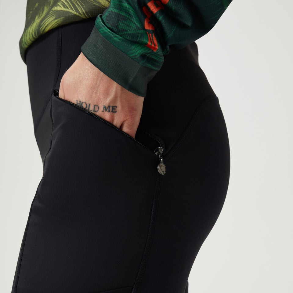 Damen SingleTrack Legging - Schwarz