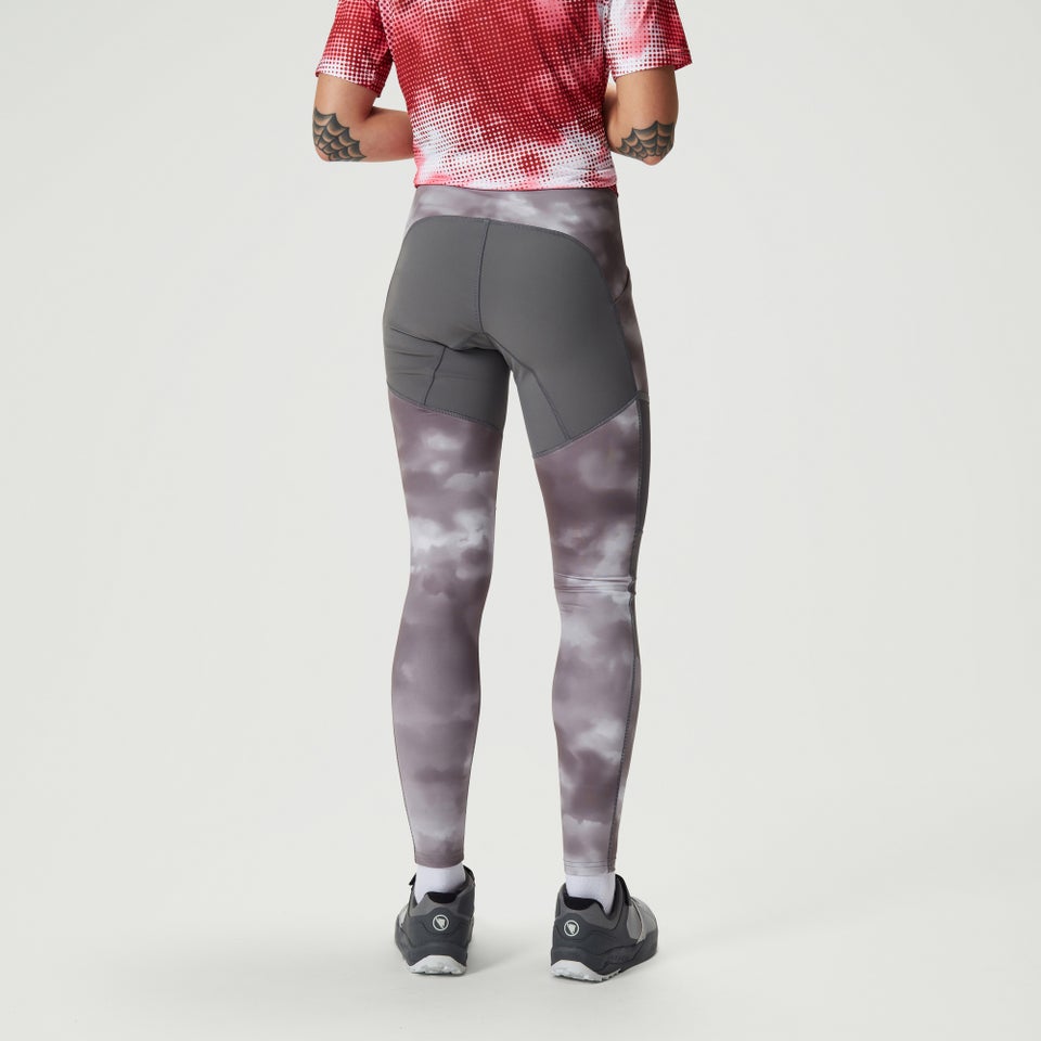 Damen SingleTrack Legging Eintöniges - Grau