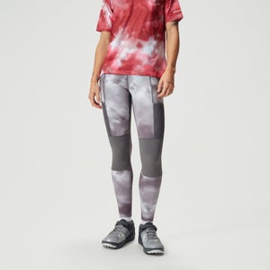 Damen SingleTrack Legging Eintöniges - Grau - S