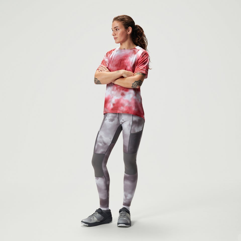 Damen SingleTrack Legging Eintöniges - Grau