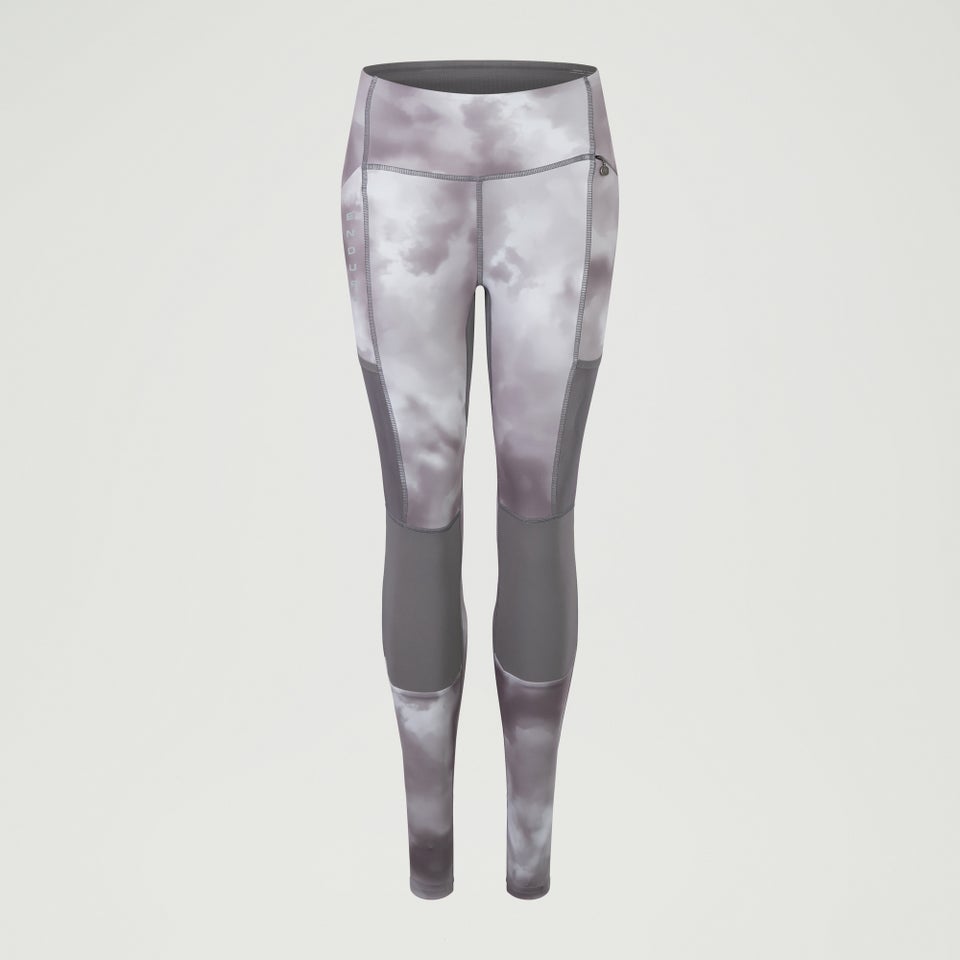 Damen SingleTrack Legging Eintöniges - Grau