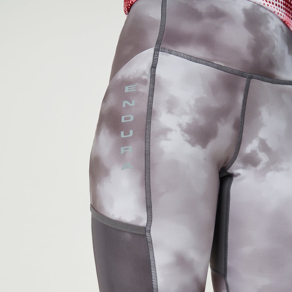 Damen SingleTrack Legging Eintöniges - Grau