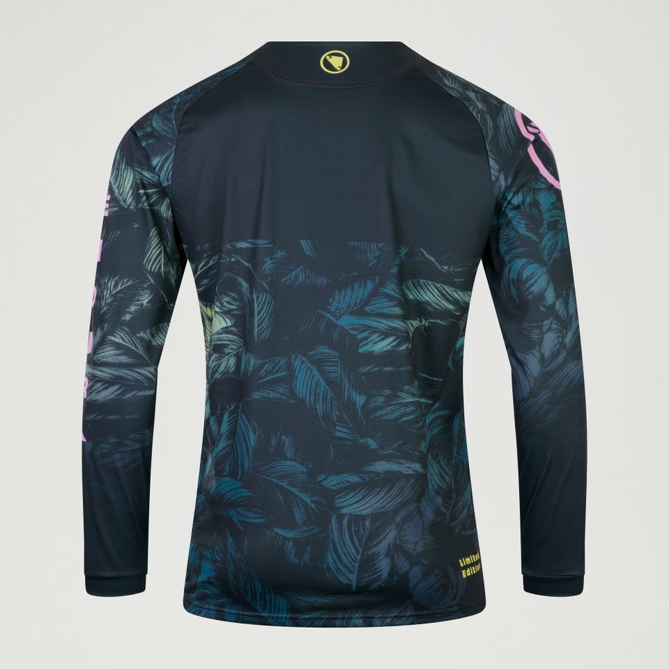 Men's Ltd Tropical L/S Tee - Gray