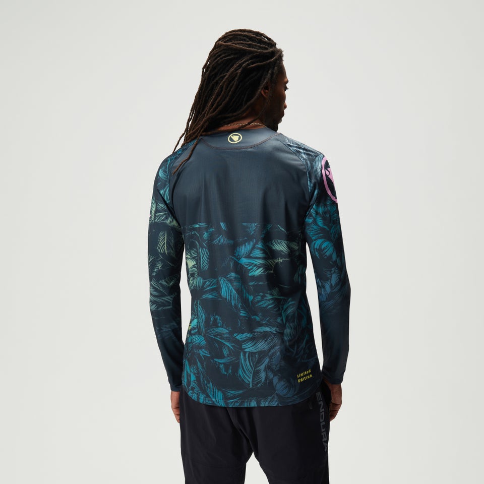 Men's Ltd Tropical L/S Tee - Gray