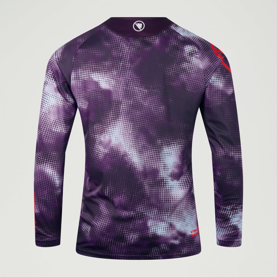 Men's Ltd Pixel Cloud L/S Tee - Thistle