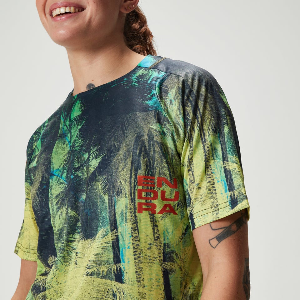 Women's Ltd Tropical S/S Tee - Ghillie Green