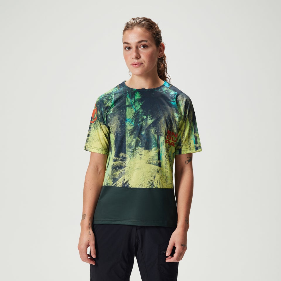 Women's Ltd Tropical S/S Tee - Ghillie Green